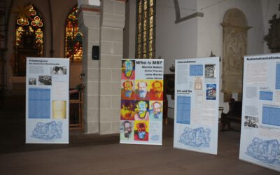 Ausstellung über Martin Buber in der Offenen Kirche St. Simeonis