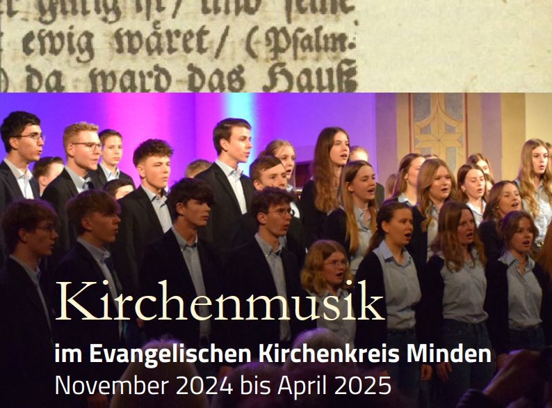 Jetzt neu: Kirchenmusik-Programm November 2024 bis April 2025